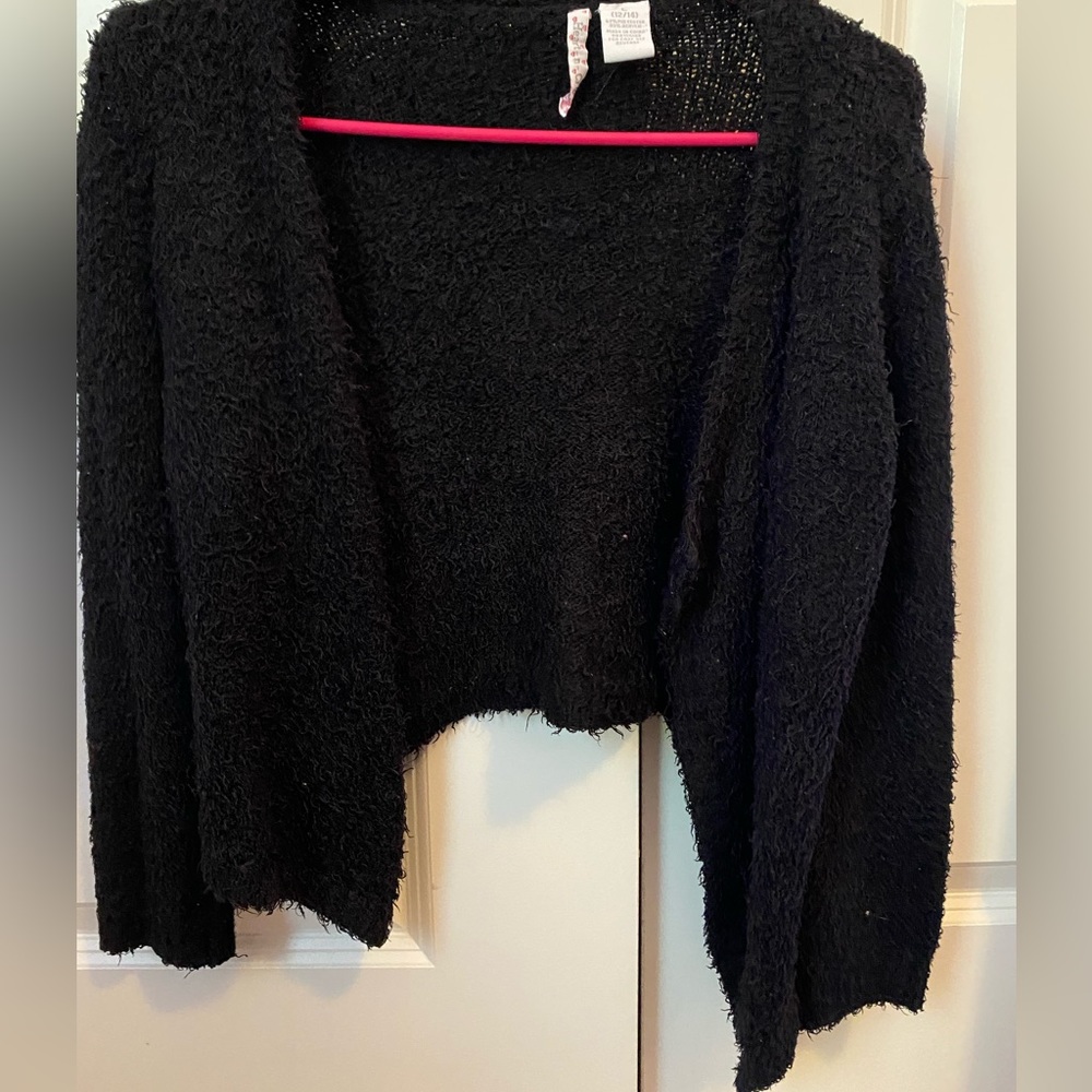 heart n crush black sweater